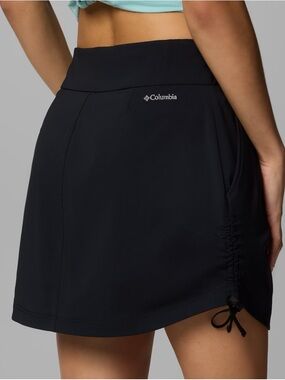 Columbia Black Athletic Skort with Side Drawstring